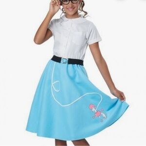 Kid or Adult Felt Poodle Skirt. Perfect Condition. Size S-M.